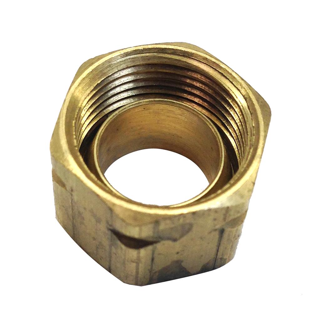 UFLEX 71004K BRASS COMPRESSION NUT WITH SLEEVE #61CA-6 - High quality product image showing UFLEX 71004K BRASS COMPRESSION NUT WITH SLEEVE #61CA-6 details and features