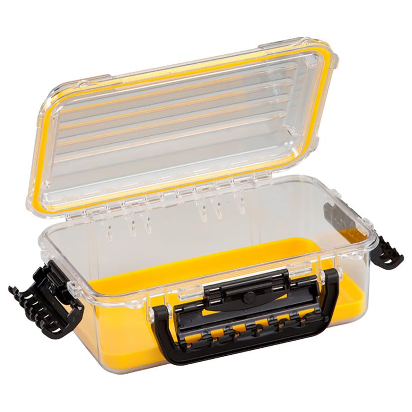 PLANO 146000 WATERPROOF POLYCARBONATE STORAGE BOX - 3600 SIZE - YELLOW/CLEAR