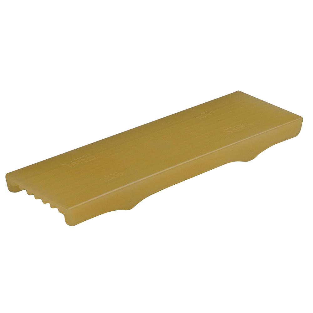 C.E. SMITH 16871 FLEX KEEL PAD - FULL CAP STYLE - 12 INCH X 3 INCH - GOLD - High quality product image showing C.E. SMITH 16871 FLEX KEEL PAD - FULL CAP STYLE - 12 INCH X 3 INCH - GOLD details and features