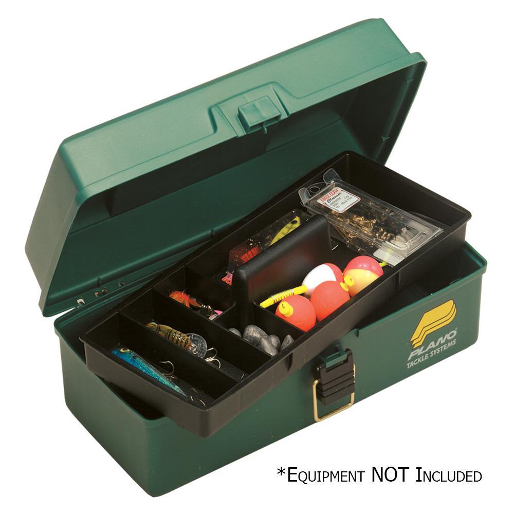 PLANO 100103 ONE-TRAY TACKLE BOX - GREEN - The Twister Group Tools product
