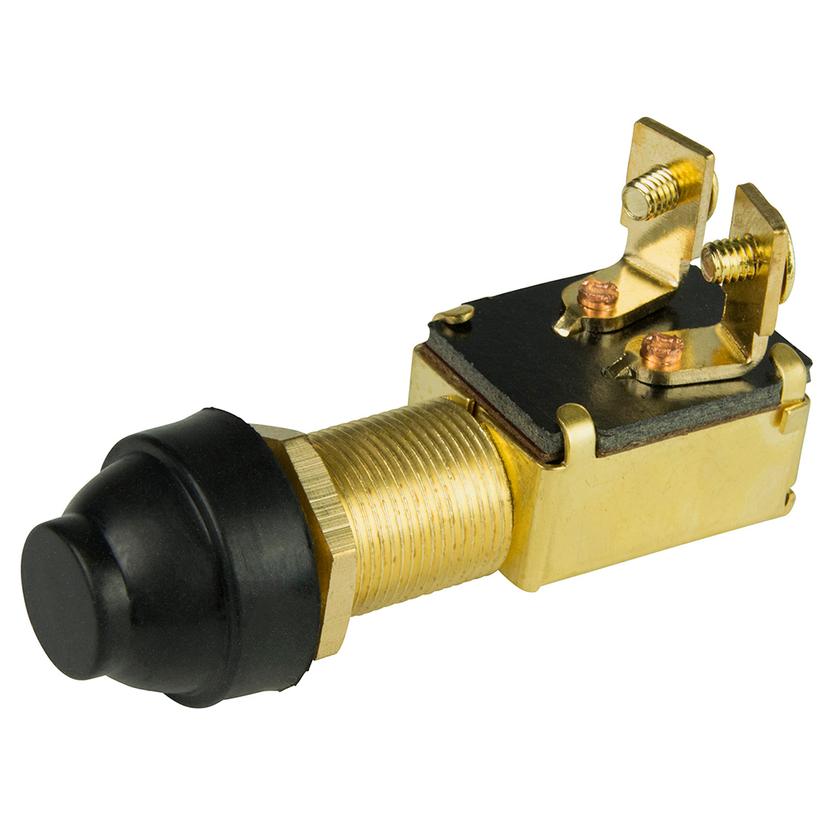 BEP 1001505 2-POSITION SPST PUSH BUTTON SWITCH - OFF/(ON)