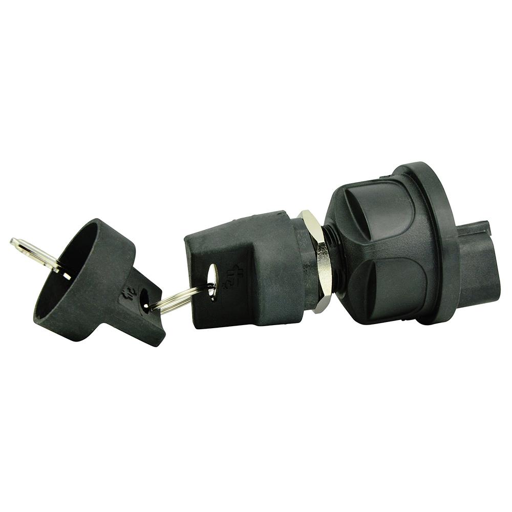 BEP 1001604 3-POSITION SEALED NYLON IGNITION SWITCH - OFF/IGNITION & ACCESSORY/IGNITION & START - The Twister Group Tools product