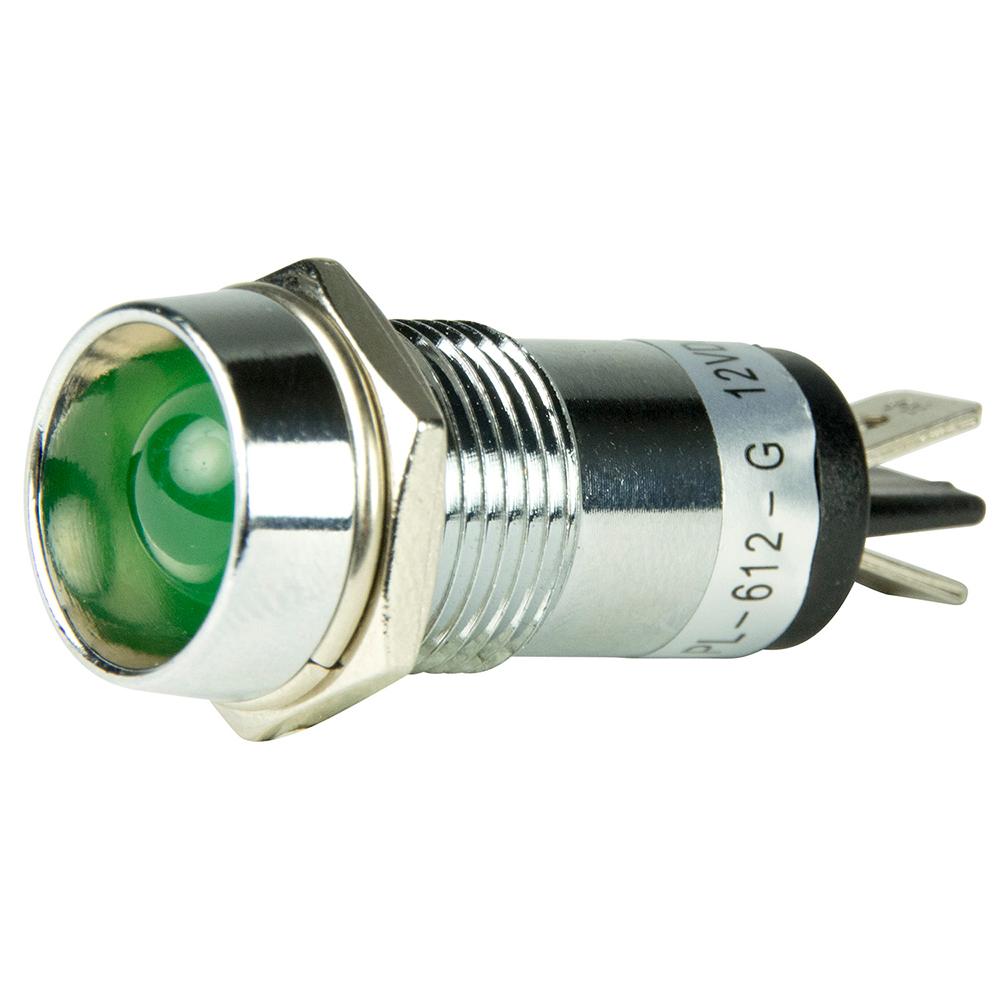 BEP 1001103 LED PILOT INDICATOR LIGHT - 12V - GREEN - The Twister Group Tools product
