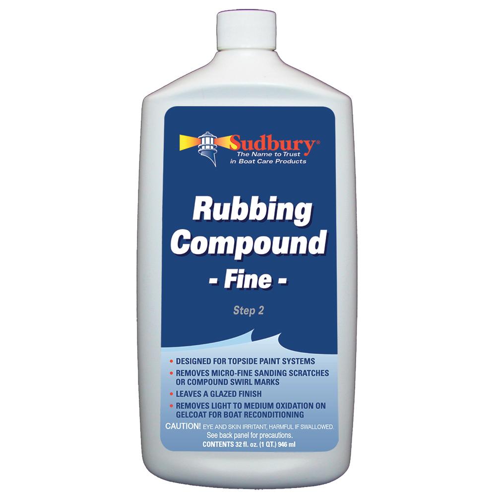 SUDBURY 442 RUBBING COMPUND FINE - STEP 2 - 32OZ FLUID - High quality product image showing SUDBURY 442 RUBBING COMPUND FINE - STEP 2 - 32OZ FLUID details and features