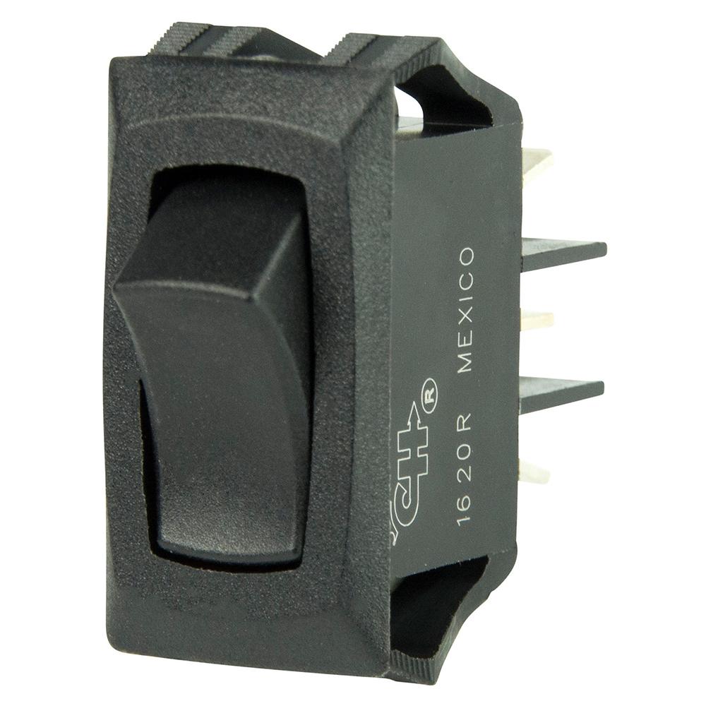 BEP 1001706 CURVED SPDT MINI ROCKER SWITCH - 12V - ON/ON - The Twister Group Tools product