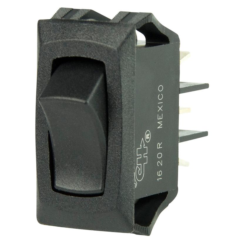 BEP 1001706 CURVED SPDT MINI ROCKER SWITCH - 12V - ON/ON