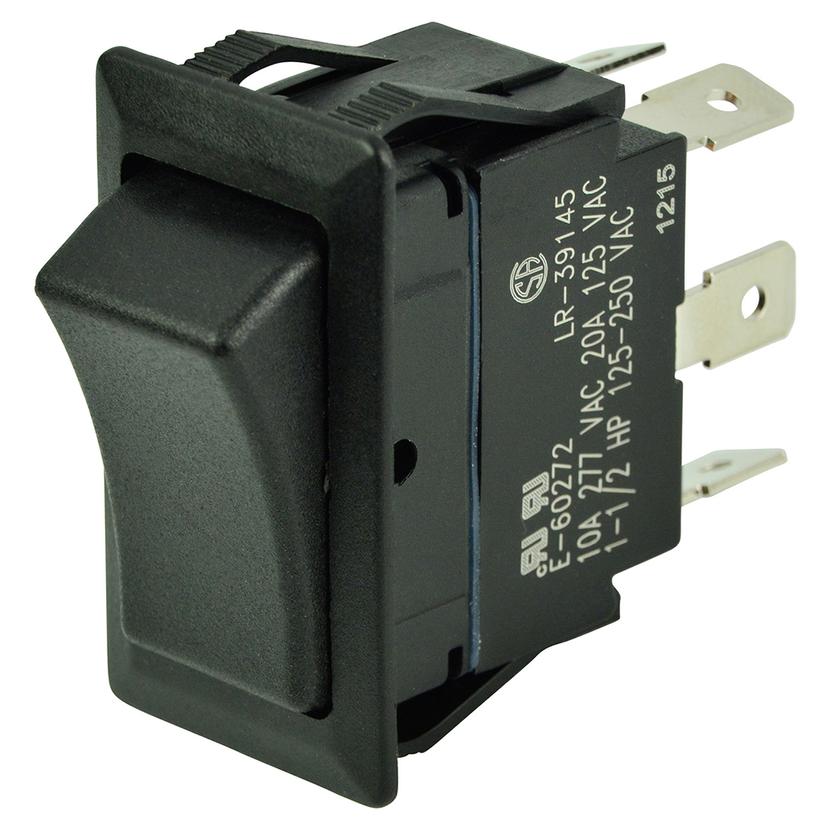 BEP 1001712 DPDT ROCKER SWITCH - 12V/24V - ON/OFF/ON