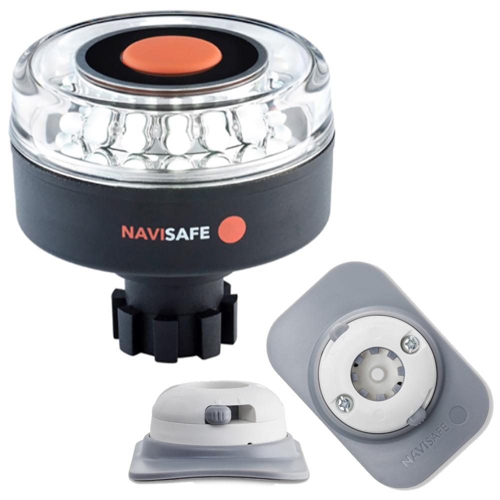 NAVISAFE 042KIT4 NAVILIGHT 360° 2NM W/NAVIBOLT BASE & RIB MOUNT - WHITE - High quality product image showing NAVISAFE 042KIT4 NAVILIGHT 360° 2NM W/NAVIBOLT BASE & RIB MOUNT - WHITE details and features