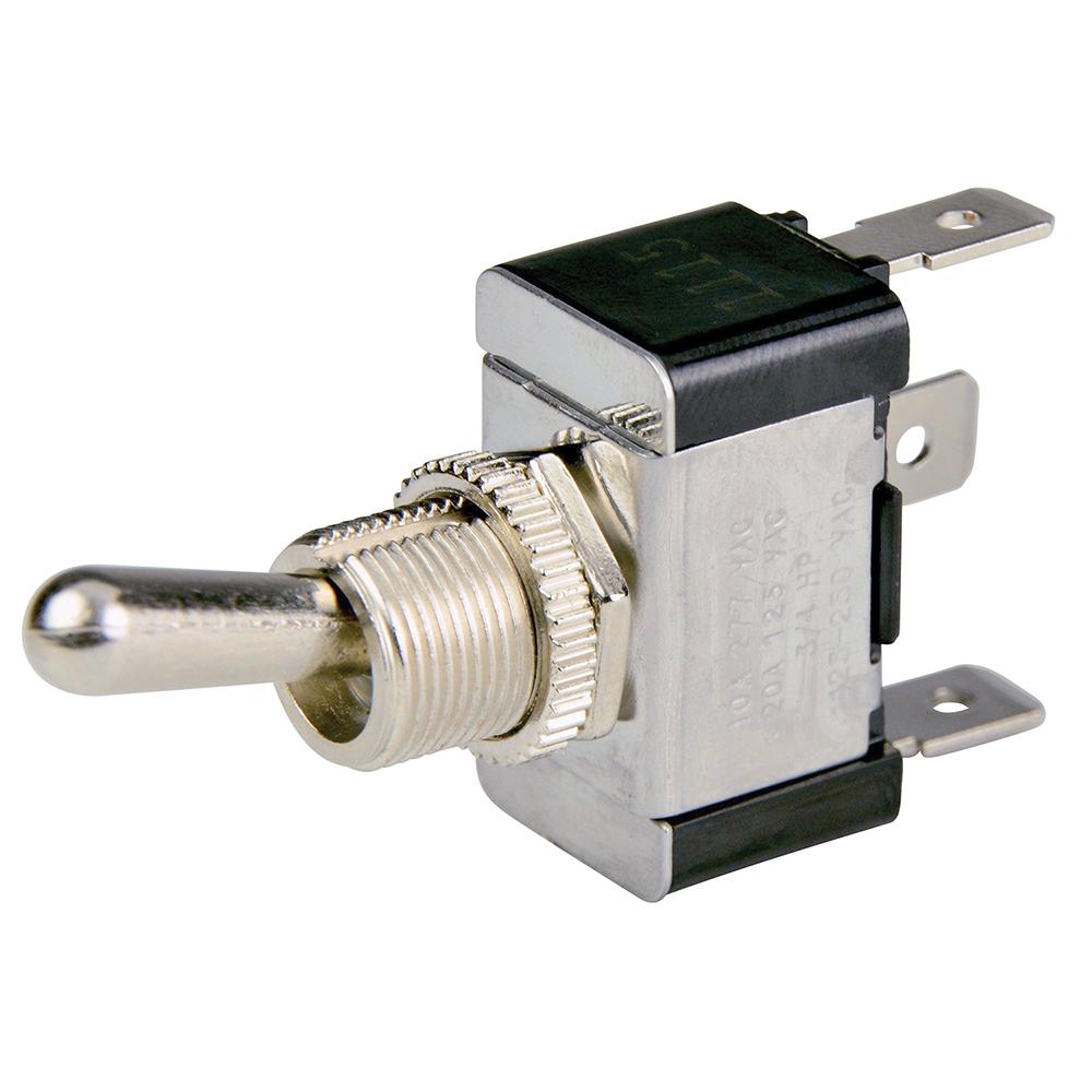 BEP 1002001 SPDT CHROME PLATED TOGGLE SWITCH - ON/OFF/ON - High quality product image showing BEP 1002001 SPDT CHROME PLATED TOGGLE SWITCH - ON/OFF/ON details and features