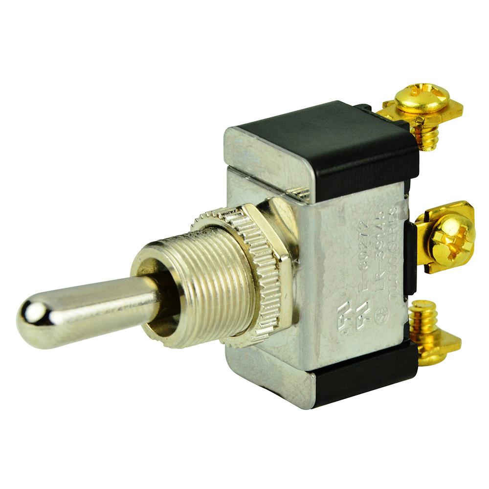 BEP 1002004 SPDT CHROME PLATED TOGGLE SWITCH - (ON)/OFF/(ON) - The Twister Group Tools product