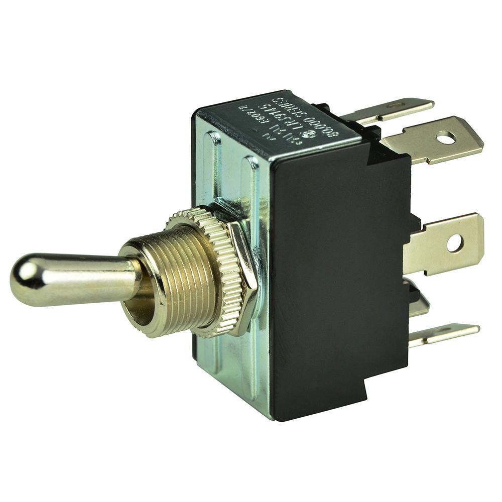 BEP 1002014 DPDT CHROME PLATED TOGGLE SWITCH - ON/OFF/(ON) - The Twister Group Tools product