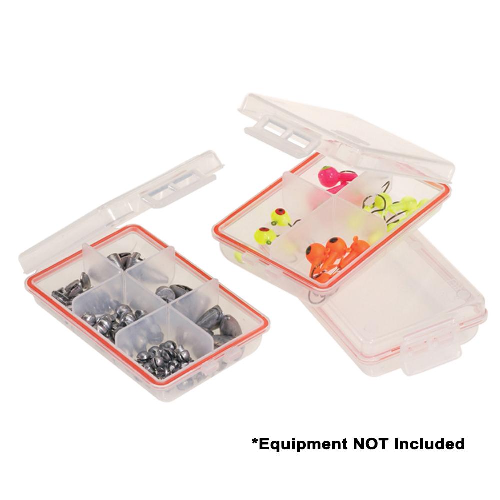 PLANO 106100 WATERPROOF TERMINAL 3-PACK TACKLE BOXES - CLEAR - High quality product image showing PLANO 106100 WATERPROOF TERMINAL 3-PACK TACKLE BOXES - CLEAR details and features