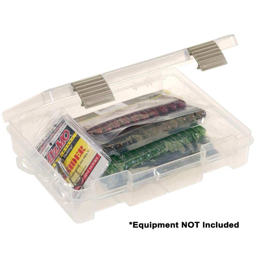 PLANO 2371500 PROLATCH OPEN-COMPARTMENT STOWAWAY HALF-SIZE 3700 - CLEAR