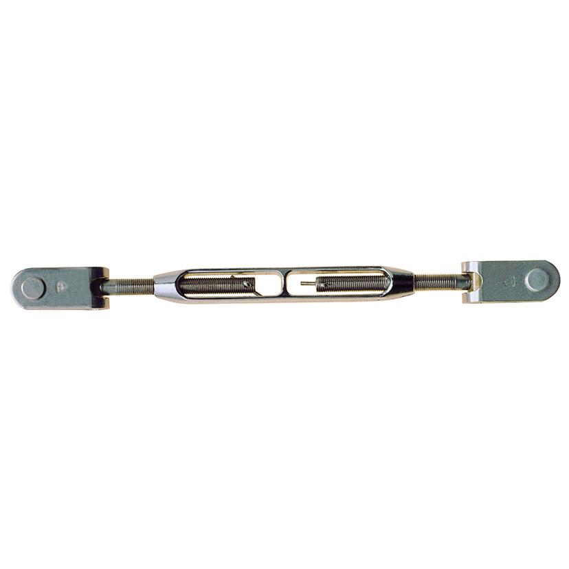 C. SHERMAN JOHNSON 42-110 T-STYLE JAW/JAW OPEN BODY TURNBUCKLE - 1/4-28 THREAD SIZE