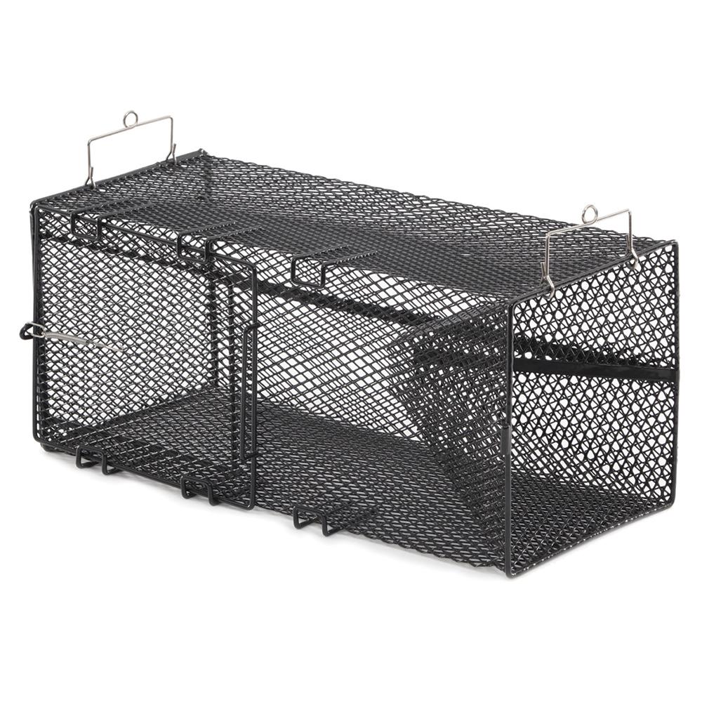 FRABILL 1264 BLACK PINFISH RECTANGULAR TRAP - 18 INCH X 12 INCH X 8 INCH - The Twister Group Tools product