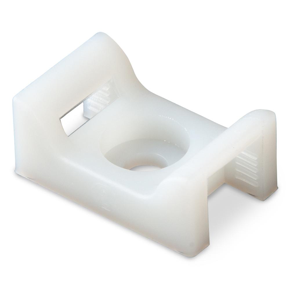 ANCOR 199232 CABLE TIE MOUNT - NATURAL - #8 SCREW - 100 PIECES PER BAG - High quality product image showing ANCOR 199232 CABLE TIE MOUNT - NATURAL - #8 SCREW - 100 PIECES PER BAG details and features