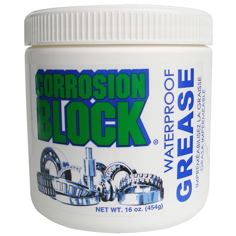 CORROSION BLOCK 25016 HIGH PERFORMANCE WATERPROOF GREASE - 16OZ TUB - NON-HAZMAT, NON-FLAMMABLE & NON-TOXIC