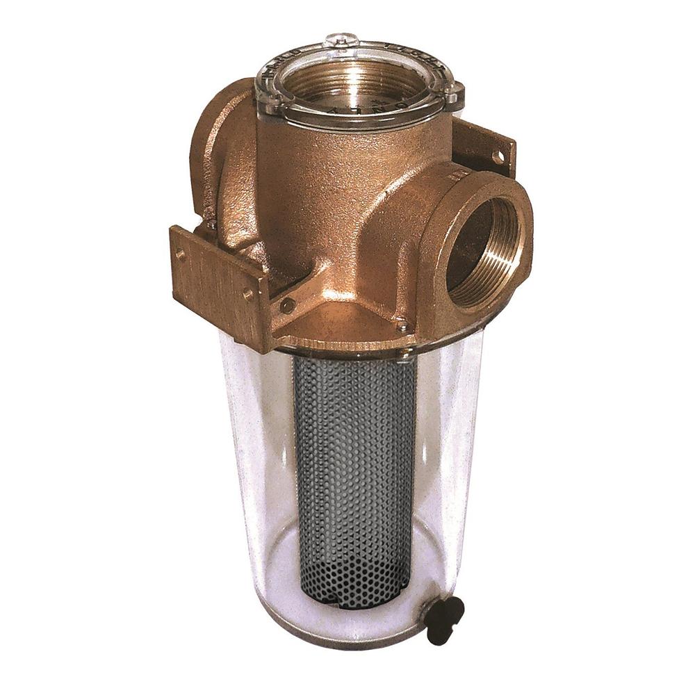 GROCO ARG-1250 SERIES 1-1/4 INCH RAW WATER STRAINER W/MONEL BASKET - High quality product image showing GROCO ARG-1250 SERIES 1-1/4 INCH RAW WATER STRAINER W/MONEL BASKET details and features