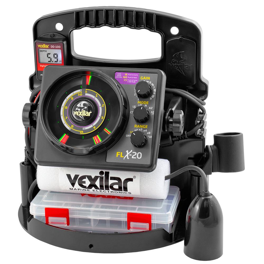 VEXILAR PPX2012D FLX-20 PRO PACK II W/12º ICE DUCER & DD-100 - High quality product image showing VEXILAR PPX2012D FLX-20 PRO PACK II W/12º ICE DUCER & DD-100 details and features