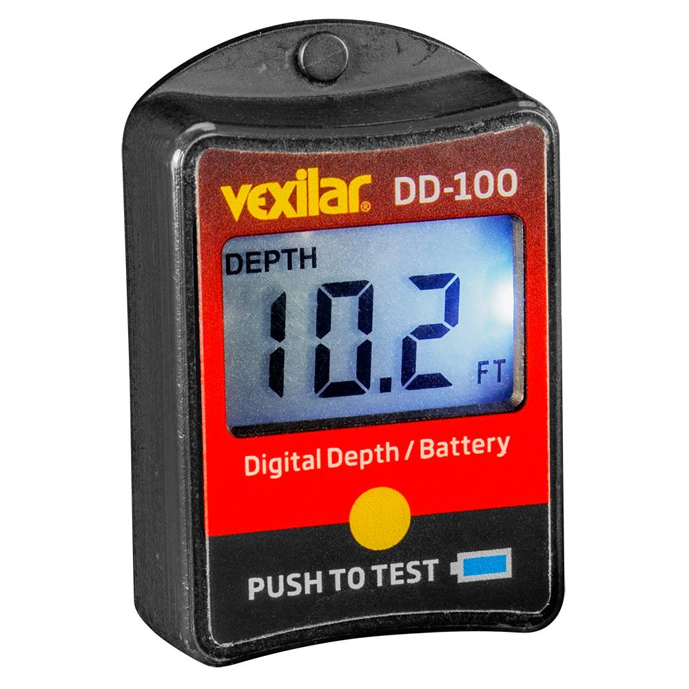 VEXILAR DD-100 DIGITAL DEPTH & BATTERY GAUGE - High quality product image showing VEXILAR DD-100 DIGITAL DEPTH & BATTERY GAUGE details and features