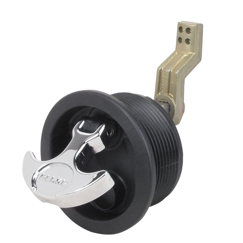 PERKO 1092DP1BLK SURFACE MOUNT LATCH F/SMOOTH & CARPETED SURFACES W/OFFSET CAM BAR - High quality product image showing PERKO 1092DP1BLK SURFACE MOUNT LATCH F/SMOOTH & CARPETED SURFACES W/OFFSET CAM BAR details and features