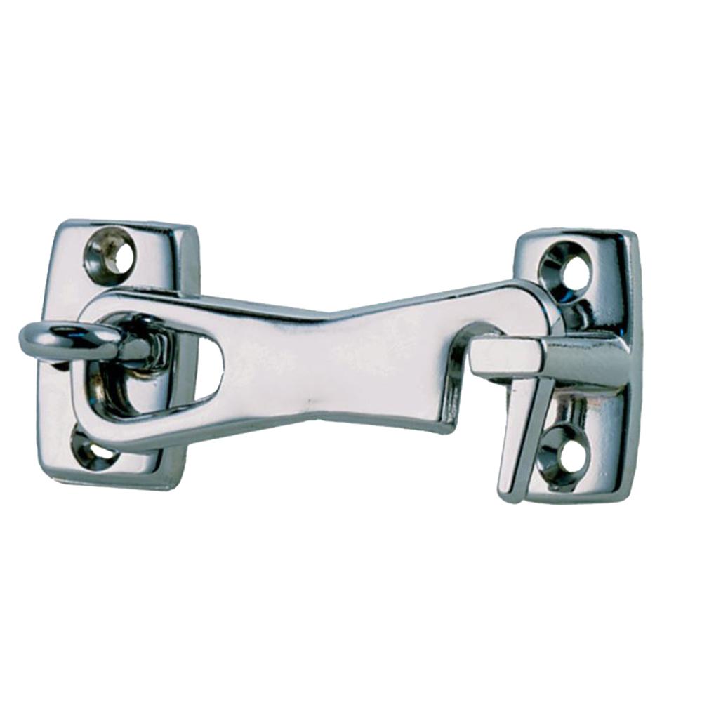 PERKO 1287DP1CHR CHROME PLATED ZINC CABIN DOOR HOOK - 2 INCH - High quality product image showing PERKO 1287DP1CHR CHROME PLATED ZINC CABIN DOOR HOOK - 2 INCH details and features