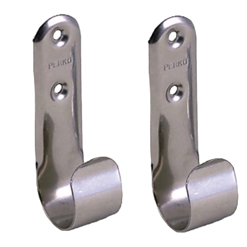 PERKO 0492DP0STS STAINLESS STEEL BOAT HOOK HOLDERS - PAIR - High quality product image showing PERKO 0492DP0STS STAINLESS STEEL BOAT HOOK HOLDERS - PAIR details and features