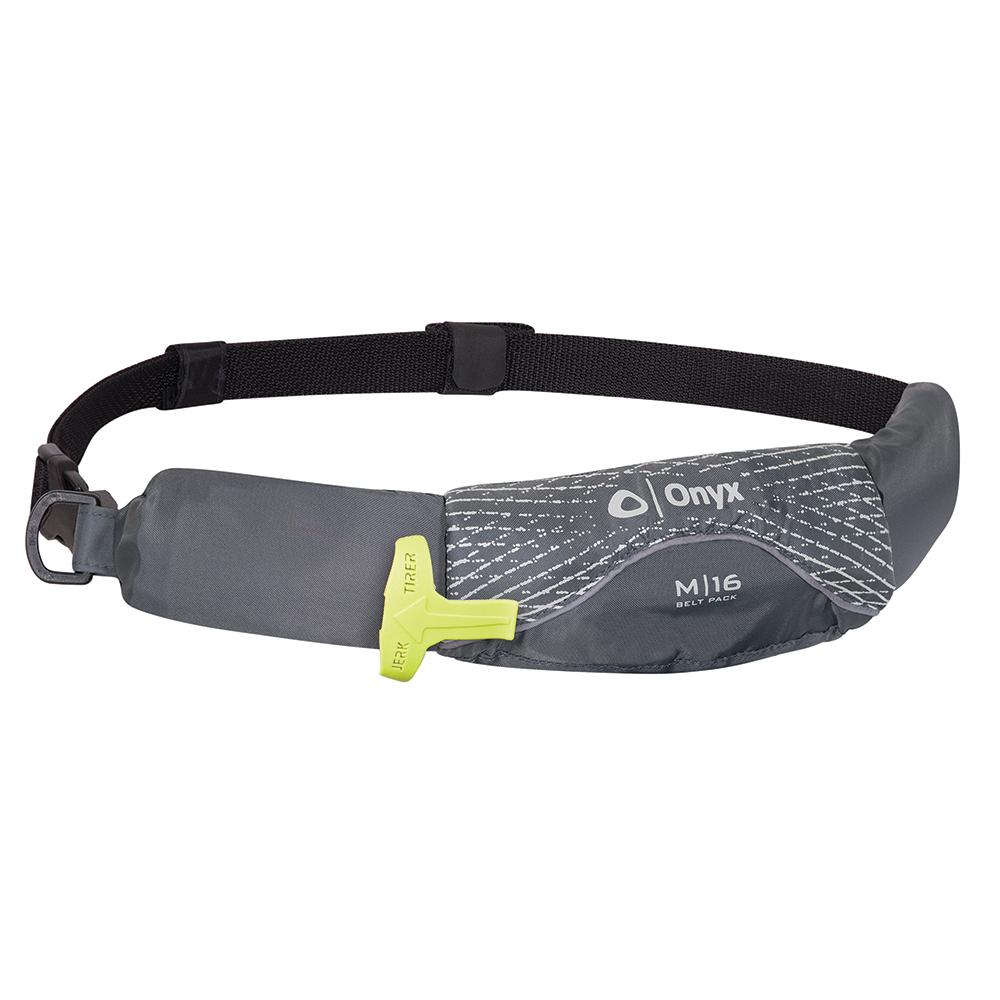 ONYX 130900-701-004-19 M-16 MANUAL INFLATABLE BELT PACK (PFD) - GREY - The Twister Group Tools product