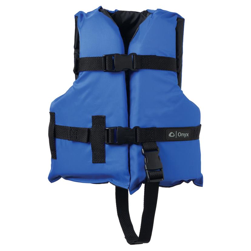 ONYX 103000-500-001-12 NYLON GENERAL PURPOSE LIFE JACKET - CHILD 30-50LBS - BLUE