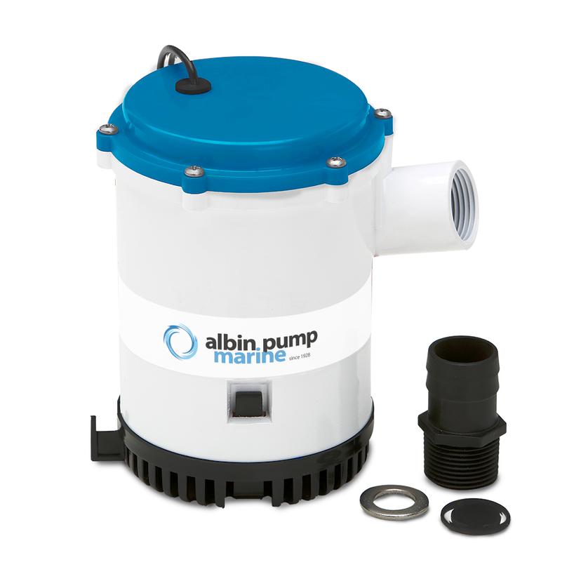 ALBIN 01-03-014 BILGE PUMP HEAVY DUTY 2250 GPH - 24V