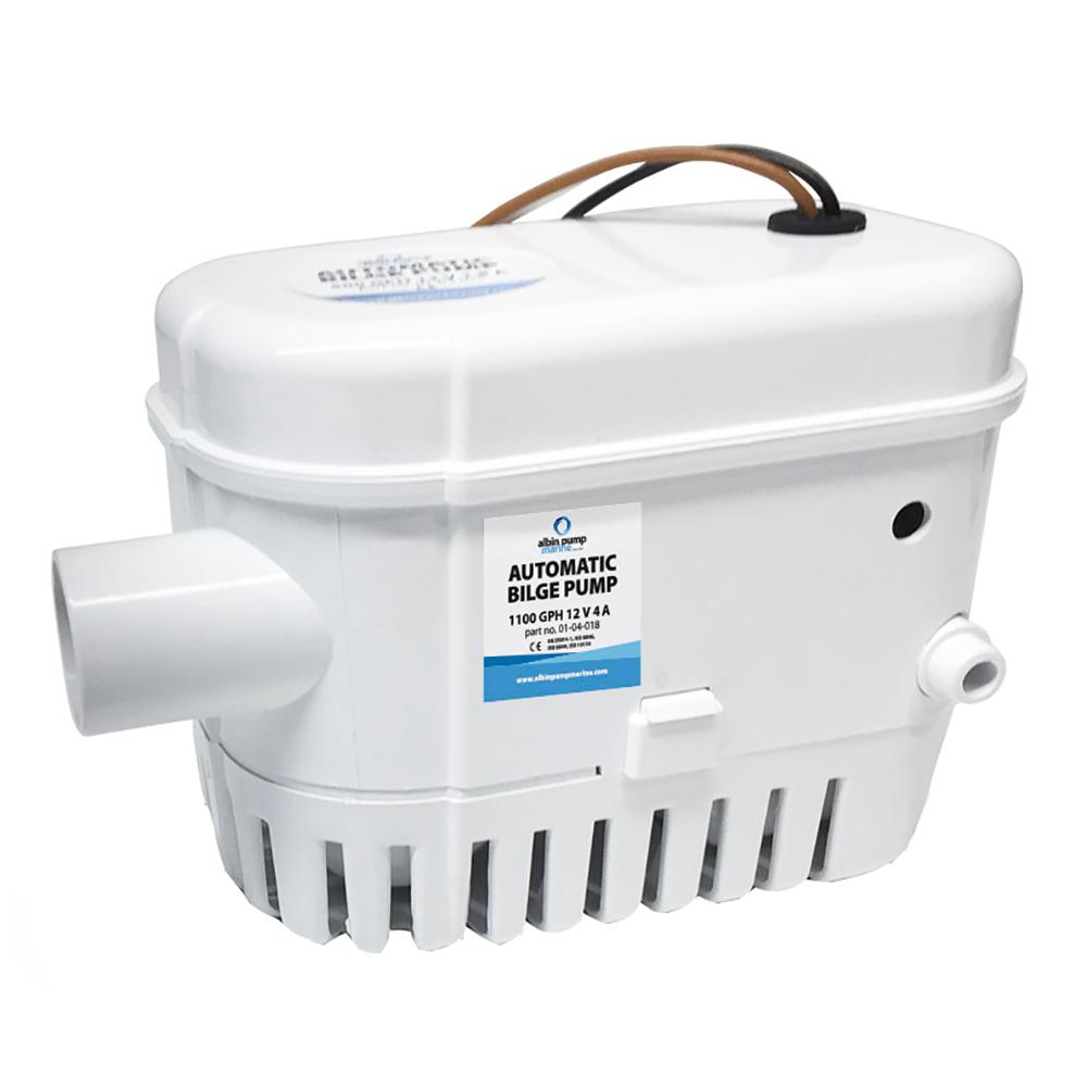 ALBIN 01-04-019 AUTOMATIC BILGE PUMP 1100 GPH - 24V - High quality product image showing ALBIN 01-04-019 AUTOMATIC BILGE PUMP 1100 GPH - 24V details and features