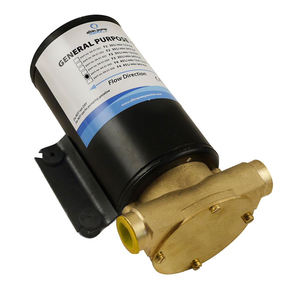 ALBIN 04-01-005 GENERAL PURPOSE PUMP FIP F4 (12 GPM) - 12V - The Twister Group Tools product