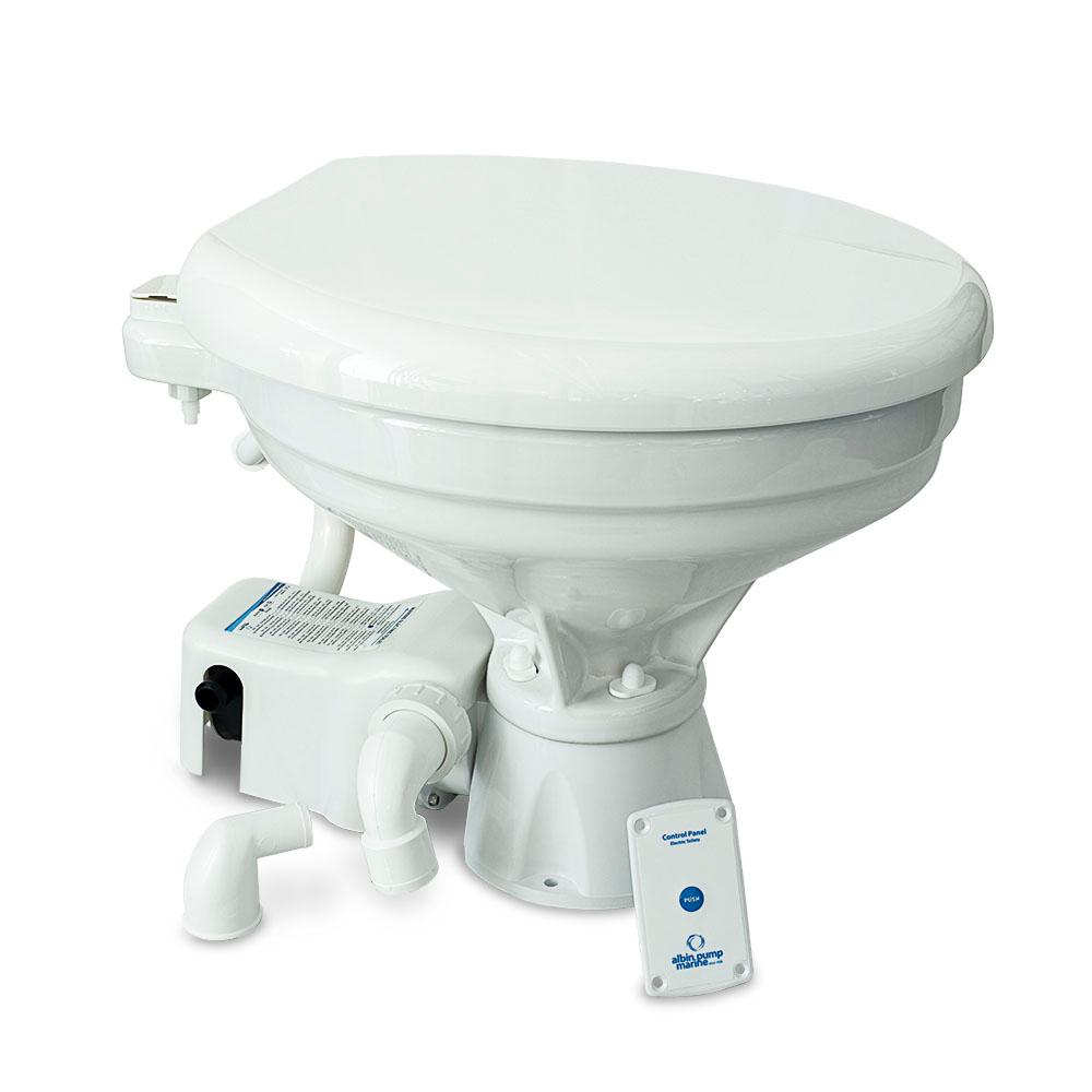 ALBIN 07-02-006 TOILET STANDARD ELECTRIC EVO COMFORT - 12V - The Twister Group Tools product