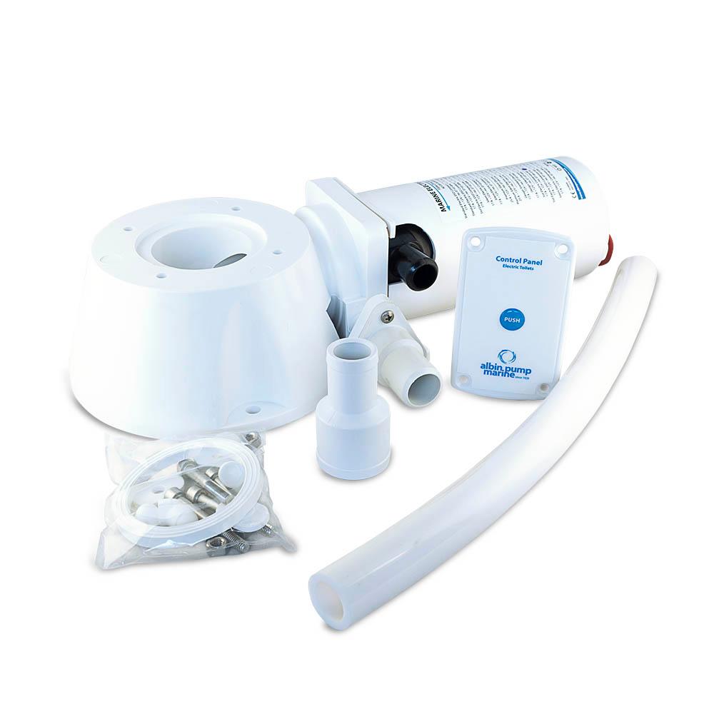 ALBIN 07-66-020 STANDARD ELECTRIC TOILET CONVERSION KIT - 24V - High quality product image showing ALBIN 07-66-020 STANDARD ELECTRIC TOILET CONVERSION KIT - 24V details and features