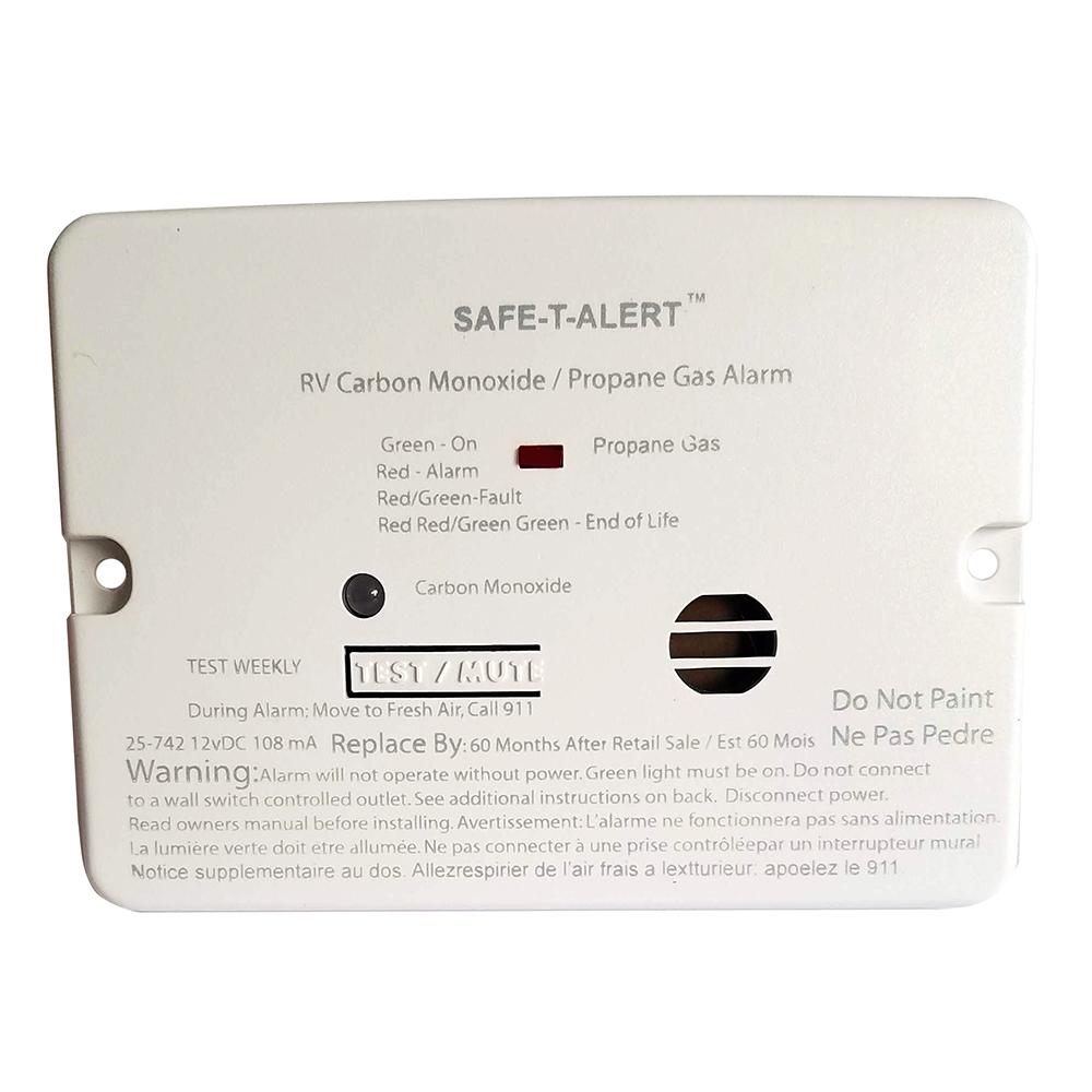 SAFE-T-ALERT 25-742-WHT COMBO CARBON MONOXIDE PROPANE ALARM - SURFACE MOUNT - MINI - WHITE - High quality product image showing SAFE-T-ALERT 25-742-WHT COMBO CARBON MONOXIDE PROPANE ALARM - SURFACE MOUNT - MINI - WHITE details and features