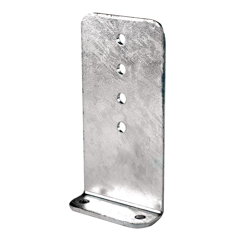 C.E. SMITH 10162A40 VERTICAL 90° BUNK BRACKET - 5 INCH X 10 INCH - ALUMINUM - High quality product image showing C.E. SMITH 10162A40 VERTICAL 90° BUNK BRACKET - 5 INCH X 10 INCH - ALUMINUM details and features