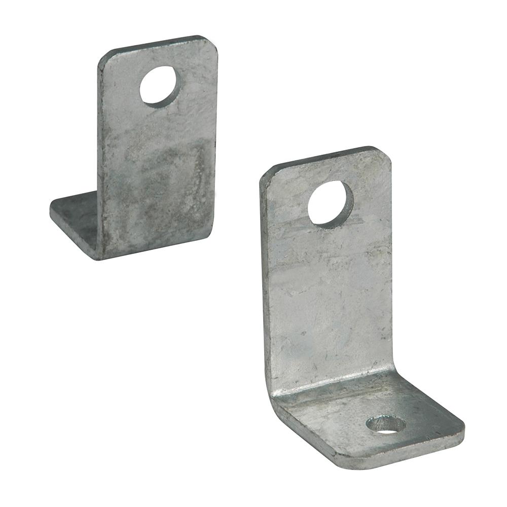 C.E. SMITH 10211G SIDE ANGLE INCHL INCH BRACKET - PAIR - GALVANIZED - High quality product image showing C.E. SMITH 10211G SIDE ANGLE INCHL INCH BRACKET - PAIR - GALVANIZED details and features