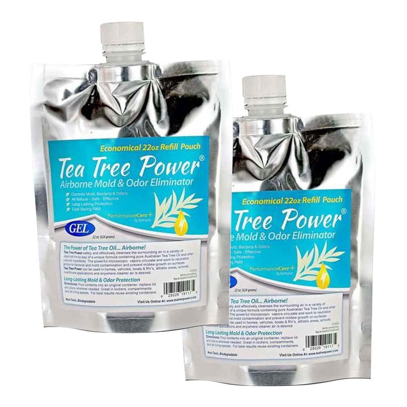 FORESPAR 770206 TEA TREE POWER 44OZ REFILL POUCHES (2)-22OZ POUCHES