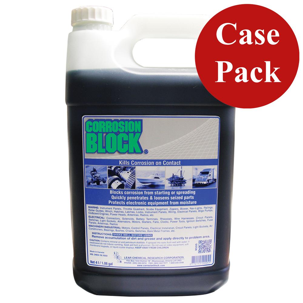 CORROSION BLOCK 20004CASE LIQUID 4-LITER REFILL - NON-HAZMAT, NON-FLAMMABLE & NON-TOXIC (CASE OF 4) - The Twister Group Tools product