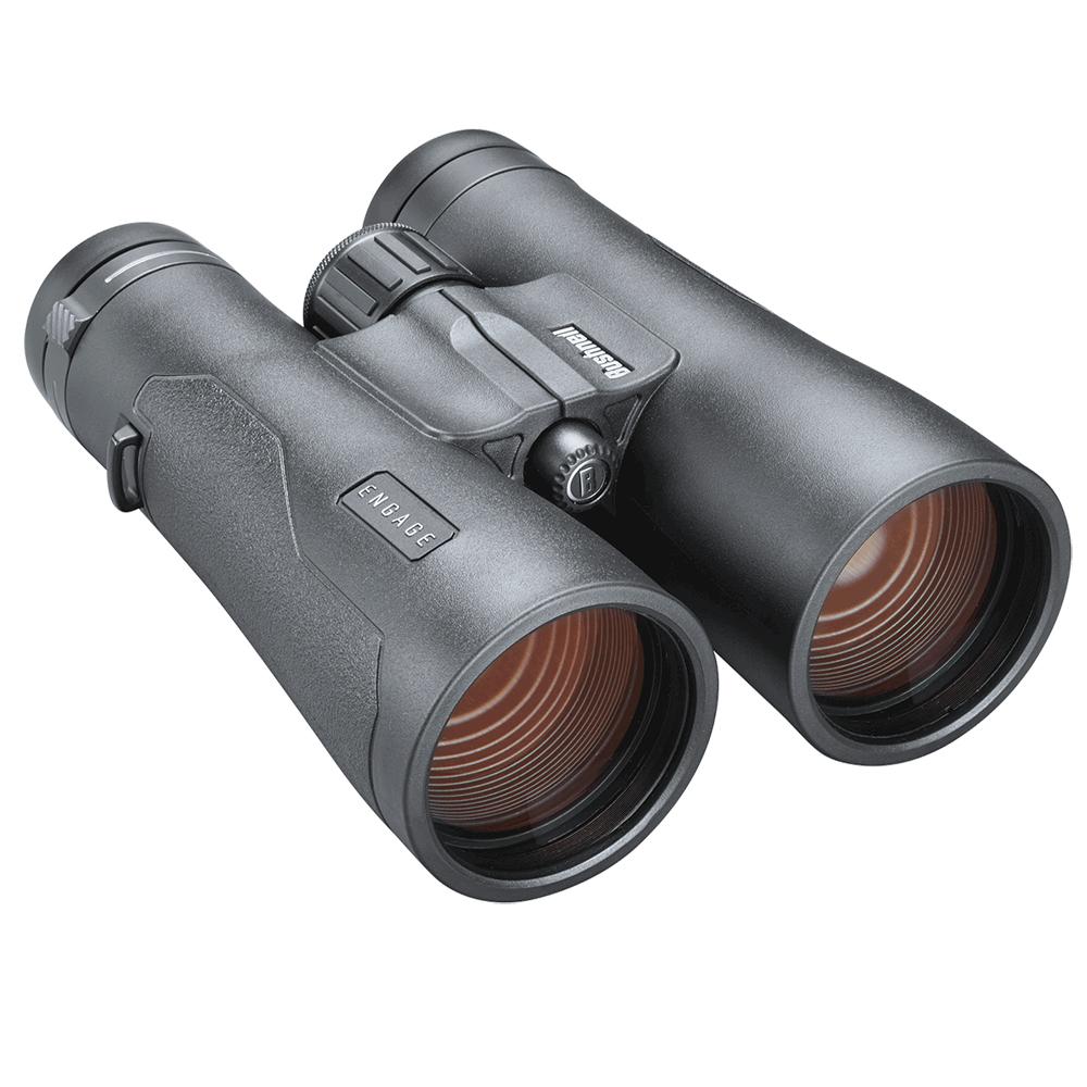 BUSHNELL BEN1250 12X50MM ENGAGE BINOCULAR - BLACK ROOF PRISM ED/FMC/UWB - High quality product image showing BUSHNELL BEN1250 12X50MM ENGAGE BINOCULAR - BLACK ROOF PRISM ED/FMC/UWB details and features