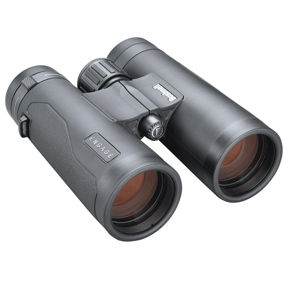 BUSHNELL BEN842 8X42MM ENGAGE BINOCULAR - BLACK ROOF PRISM ED/FMC/UWB - High quality product image showing BUSHNELL BEN842 8X42MM ENGAGE BINOCULAR - BLACK ROOF PRISM ED/FMC/UWB details and features