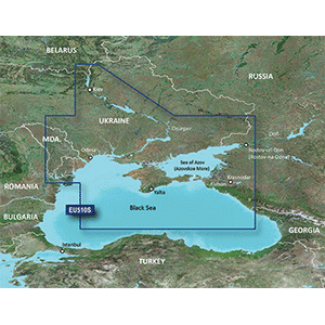 GARMIN 010-C1128-00 BLUECHART G3 VISION VEI510S - DNIEPER RIVER & AZOV SEA - MICROSD/SD - The Twister Group Tools product