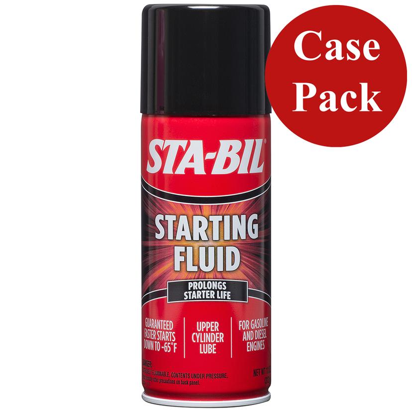 STA-BIL 22004CASE STARTING FLUID - 11OZ (CASE OF 6)