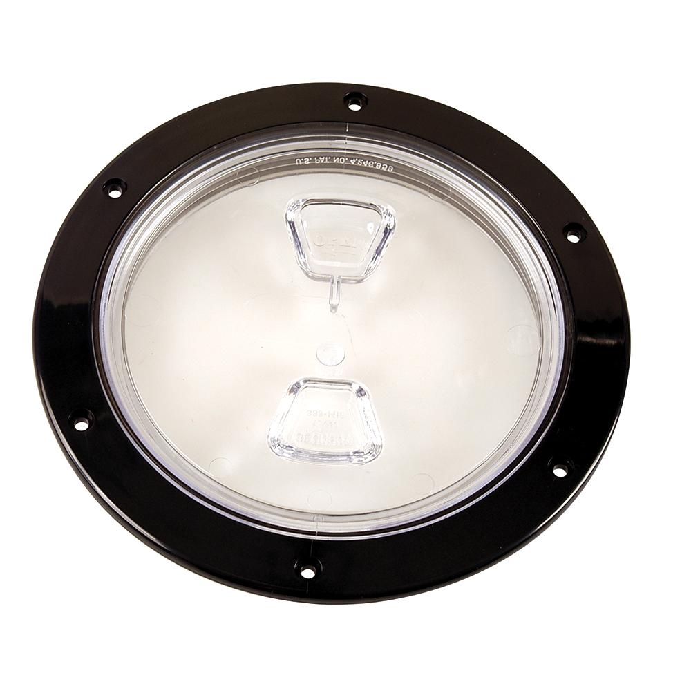 BECKSON DP60-B-CC 6 INCH HIGH-TORQUE ACCESS PLATE - CLEAR - High quality product image showing BECKSON DP60-B-CC 6 INCH HIGH-TORQUE ACCESS PLATE - CLEAR details and features