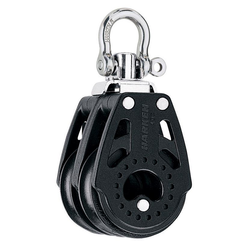 HARKEN 2638 40MM CARBO AIR DOUBLE SWIVEL BLOCK