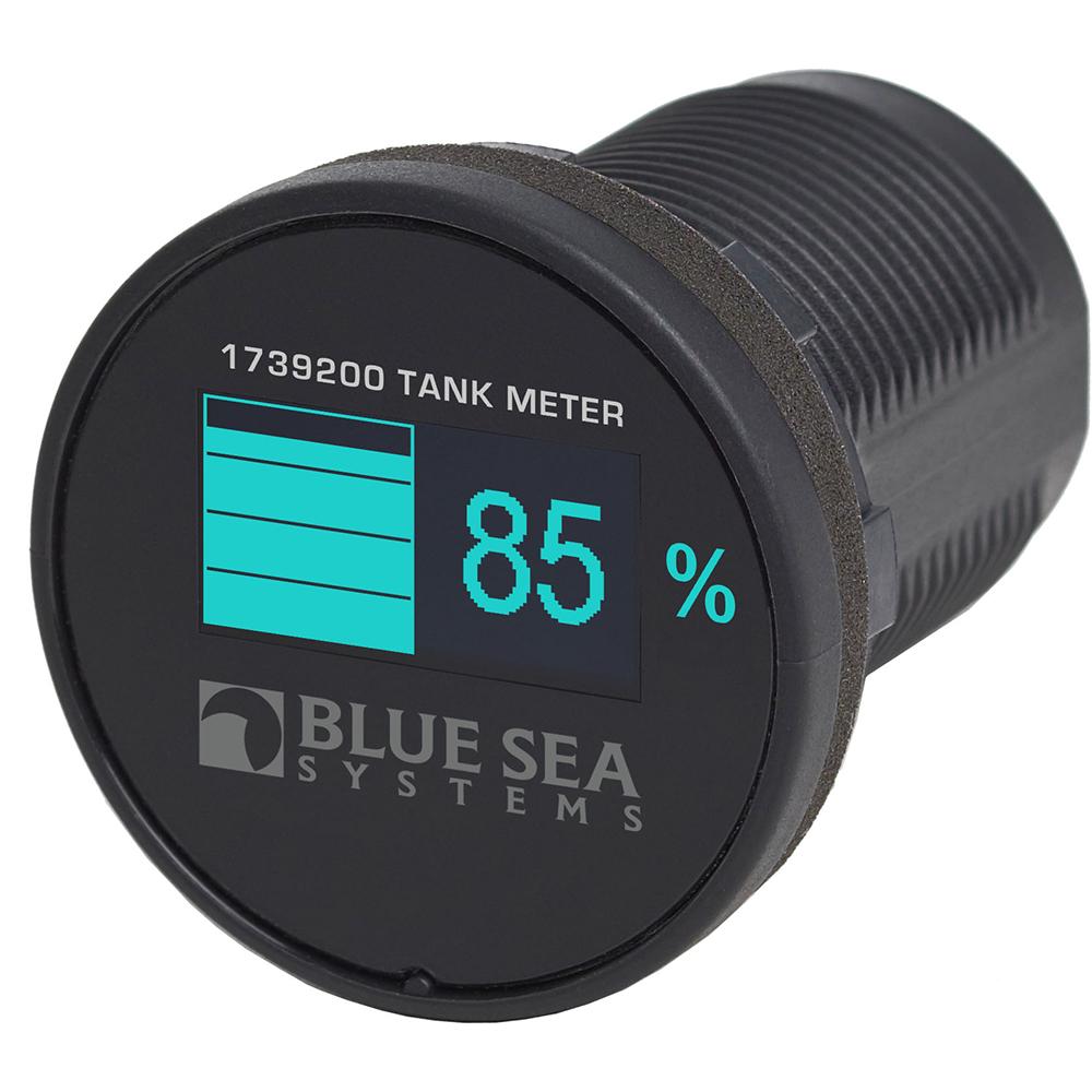 BLUE SEA 1739200 MINI OLED TANK METER - BLUE - High quality product image showing BLUE SEA 1739200 MINI OLED TANK METER - BLUE details and features
