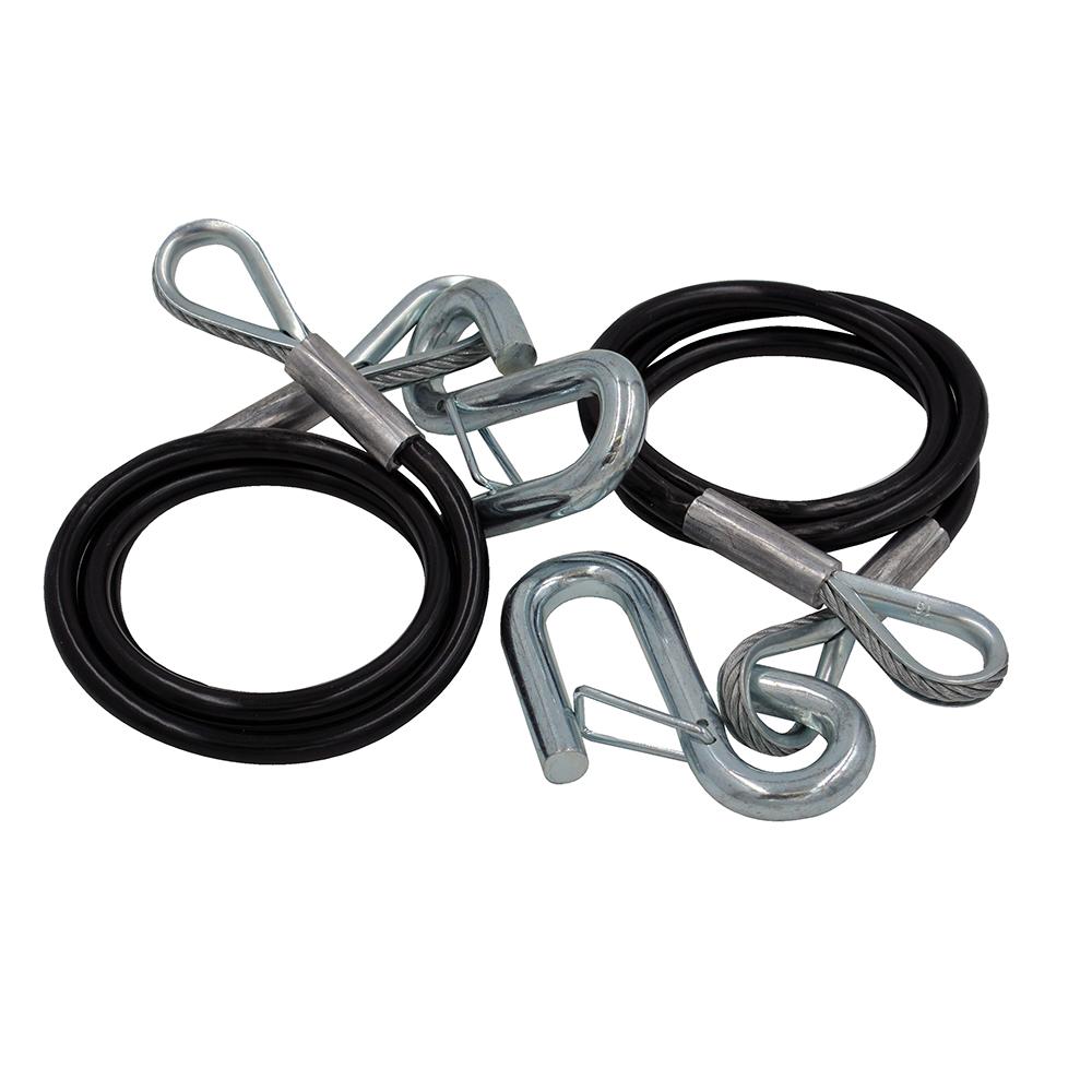 C.E. SMITH 16662A SAFETY CABLES - 3500LB CAPACITY - PVC COATED - PAIR - The Twister Group Tools product