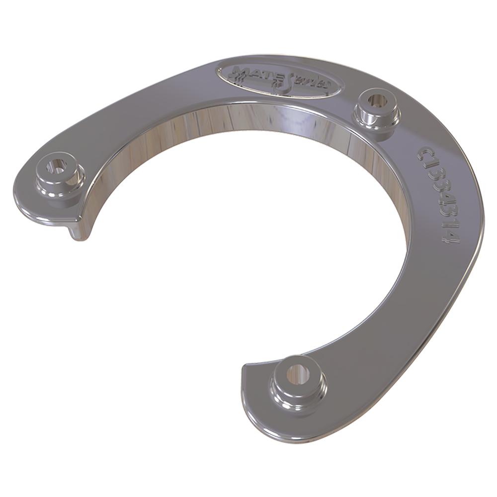 MATE SERIES C1334314 STAINLESS STEEL ROD & CUP HOLDER BACKING PLATE FORROUND ROD/CUP ONLY FOR3-3/4 INCH HOLES - High quality product image showing MATE SERIES C1334314 STAINLESS STEEL ROD & CUP HOLDER BACKING PLATE FORROUND ROD/CUP ONLY FOR3-3/4 INCH HOLES details and features