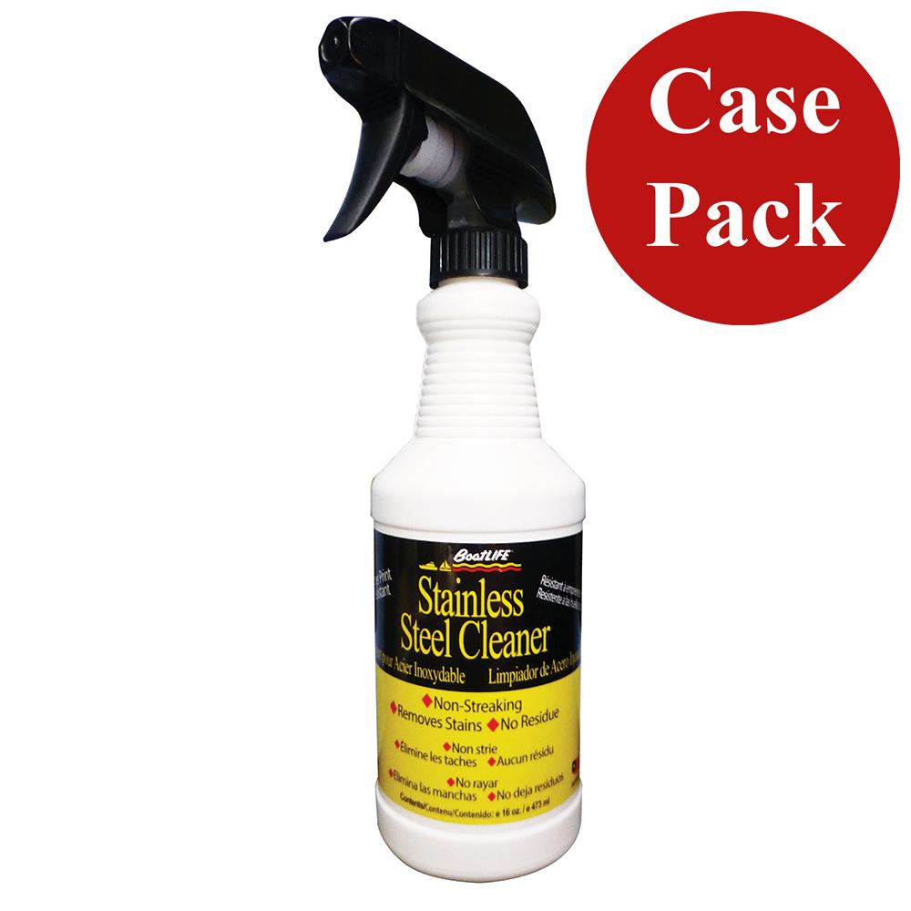 BOATLIFE 1134CASE STAINLESS STEEL CLEANER - 16OZ *CASE OF 12* - The Twister Group Tools product