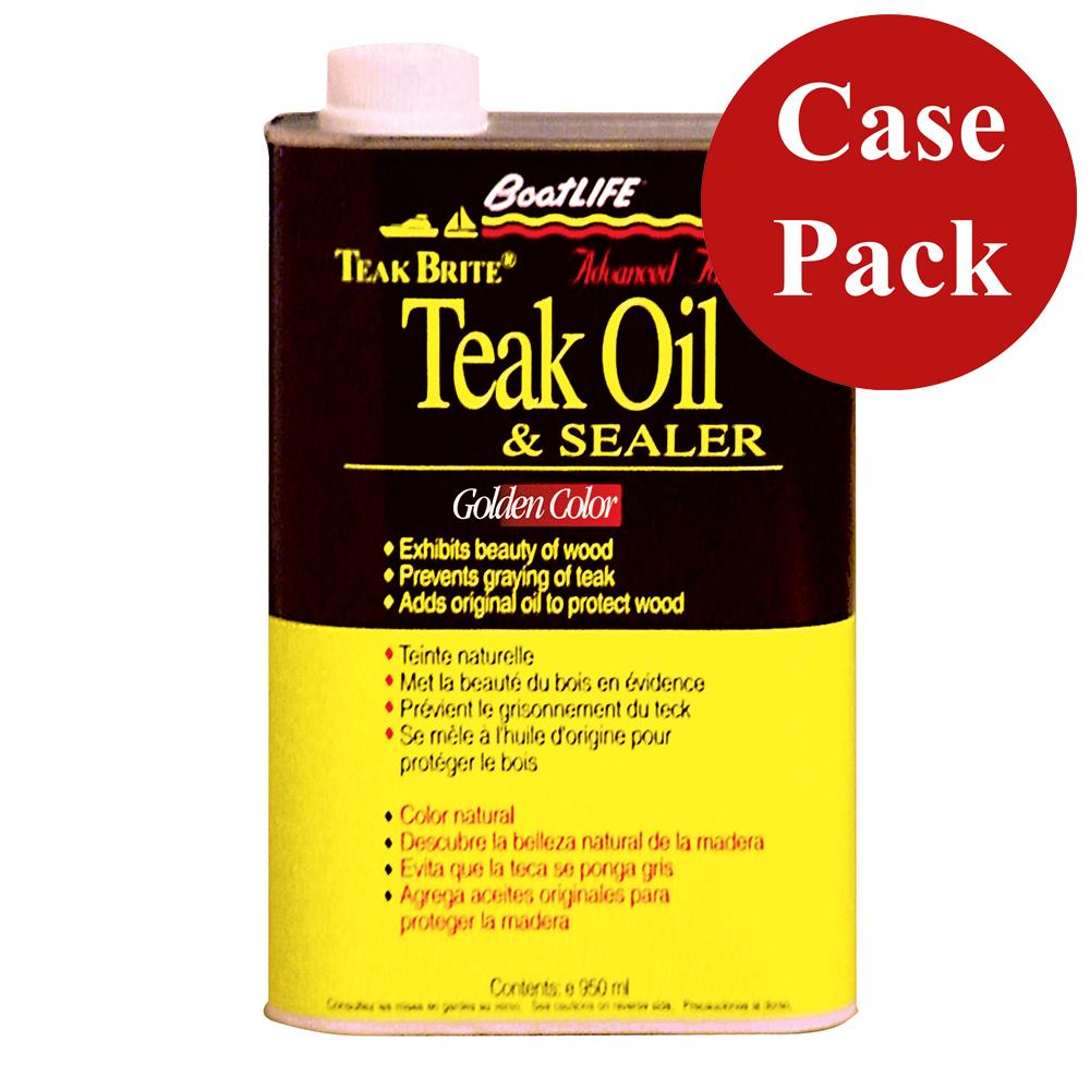 BOATLIFE 1188CASE TEAK BRITEADVANCED FORMULA TEAK OIL - 32OZ *CASE OF 12* - High quality product image showing BOATLIFE 1188CASE TEAK BRITEADVANCED FORMULA TEAK OIL - 32OZ *CASE OF 12* details and features